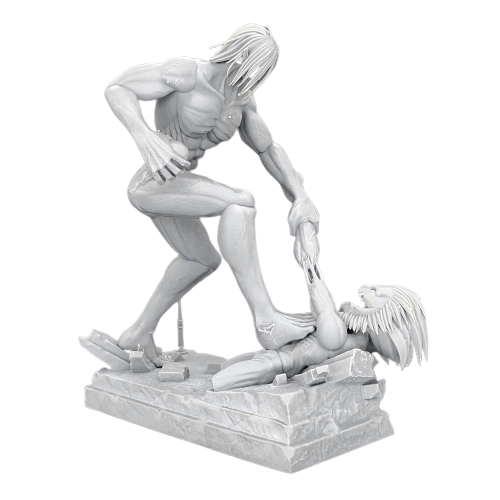 Figurine SNK Titan Assaillant vs Titan Mâchoire Figumaniac